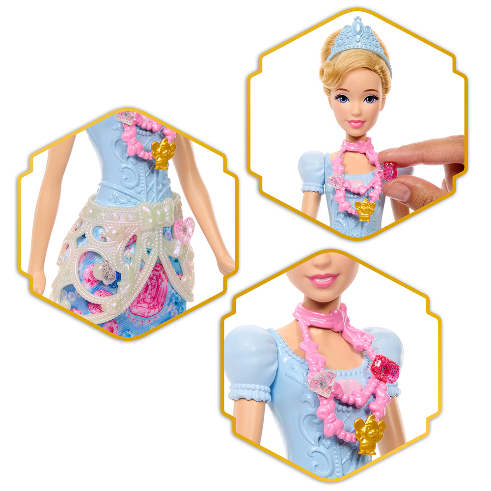 DISNEY PRINCESS ΚΟΥΚΛΑ ΣΤΑΧΤΟΠΟΥΤΑ ΜΕ ΚΟΣΜΗΜΑΤΟΘΗΚΗ (JHL50)