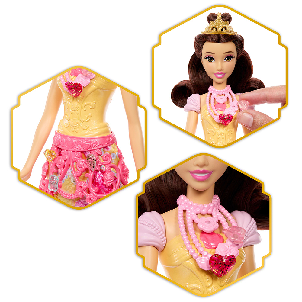 DISNEY PRINCESS ΚΟΥΚΛΑ ΠΕΝΤΑΜΟΡΦΗ ΜΕ ΚΟΣΜΗΜΑΤΟΘΗΚΗ (JHL51)