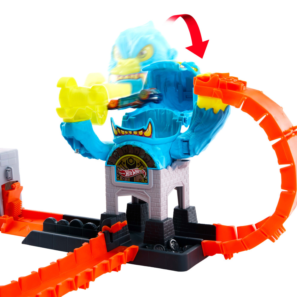 HOT WHEELS ΠΙΣΤΕΣ CITY ΜΕ ΘΗΡΙΑ GORILLA SLAM ATTACK (JHL92)