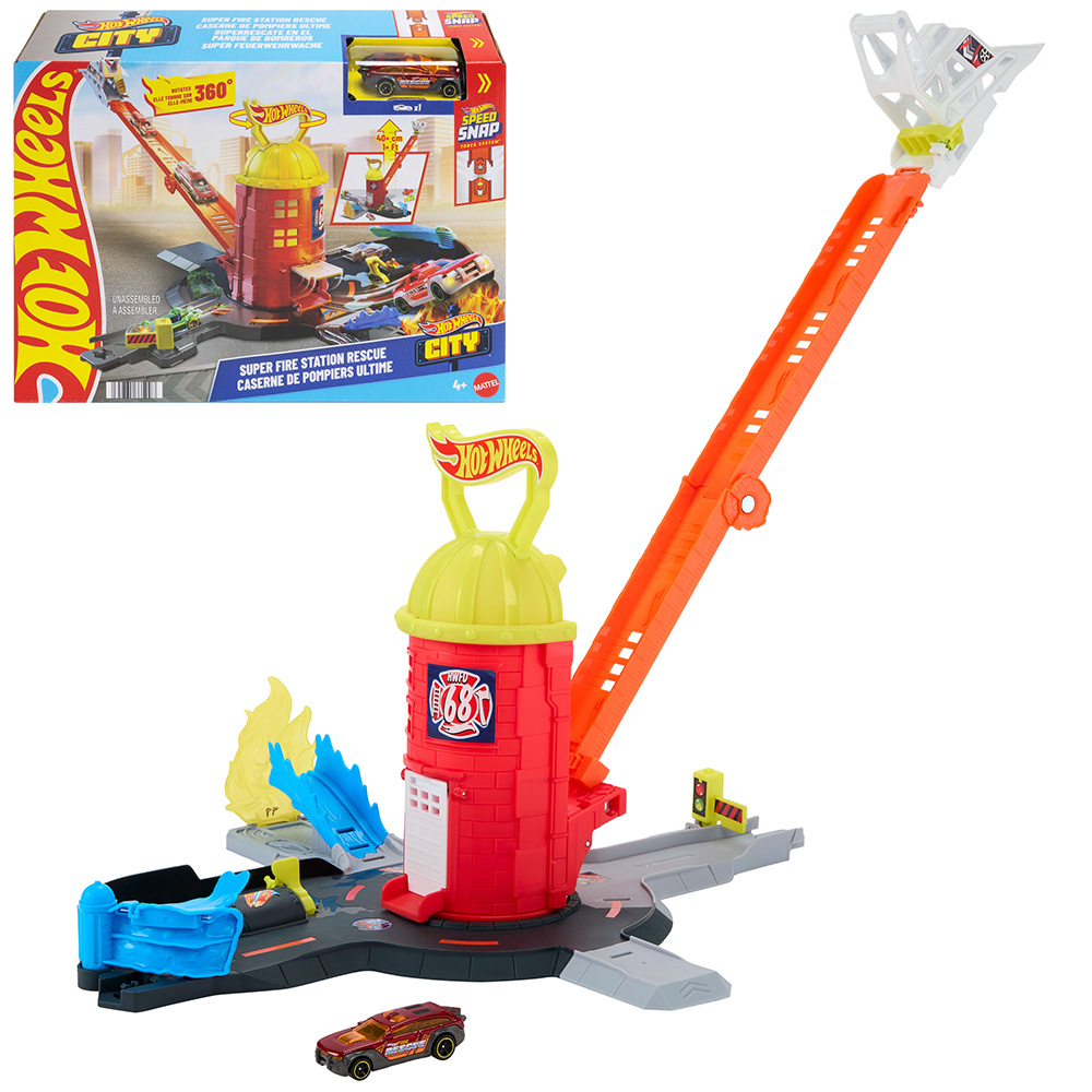 HOT WHEELS CITY ΣΟΥΠΕΡ ΠΥΡΟΣΒΕΣΤΙΚΟΣ ΣΤΑΘΜΟΣ (JHL95)