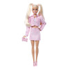 BARBIE DELUXE STYLE ΚΟΥΚΛΑ ΜΕ ΡΟΖ DENIM ΜΠΟΥΦΑΝ (JJN69)