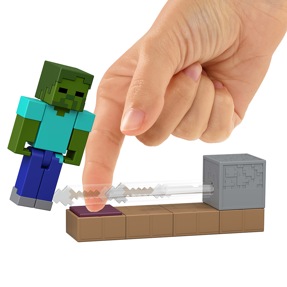 MINECRAFT REDSTONE CHARGED ZOMBIE ARROW TRAP (JKK03)