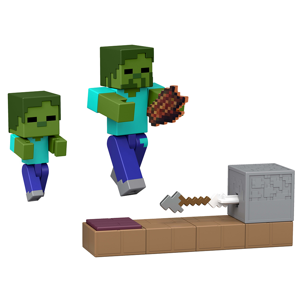 MINECRAFT REDSTONE CHARGED ZOMBIE ARROW TRAP (JKK03)