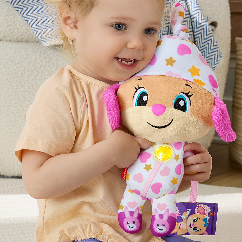 FISHER PRICE LAUGH & LEARN ΕΚΠΑΙΔΕΥΤΙΚΟ ΣΚΥΛΑΚΙ ΓΛΥΚΙΑ ΑΓΚΑΛΙΑ ΡΟΖ (JMM45)