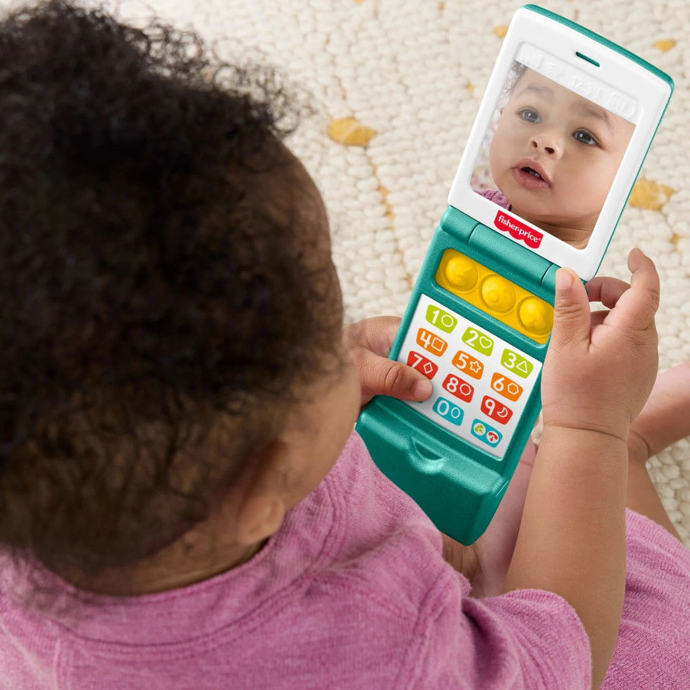 FISHER PRICE ΕΚΠΑΙΔΕΥΤΙΚΟ ΚΙΝΗΤΟ ΤΗΛΕΦΩΝΑΚΙ ΜΕ ΠΟΡΤΑΚΙ (JNJ57)
