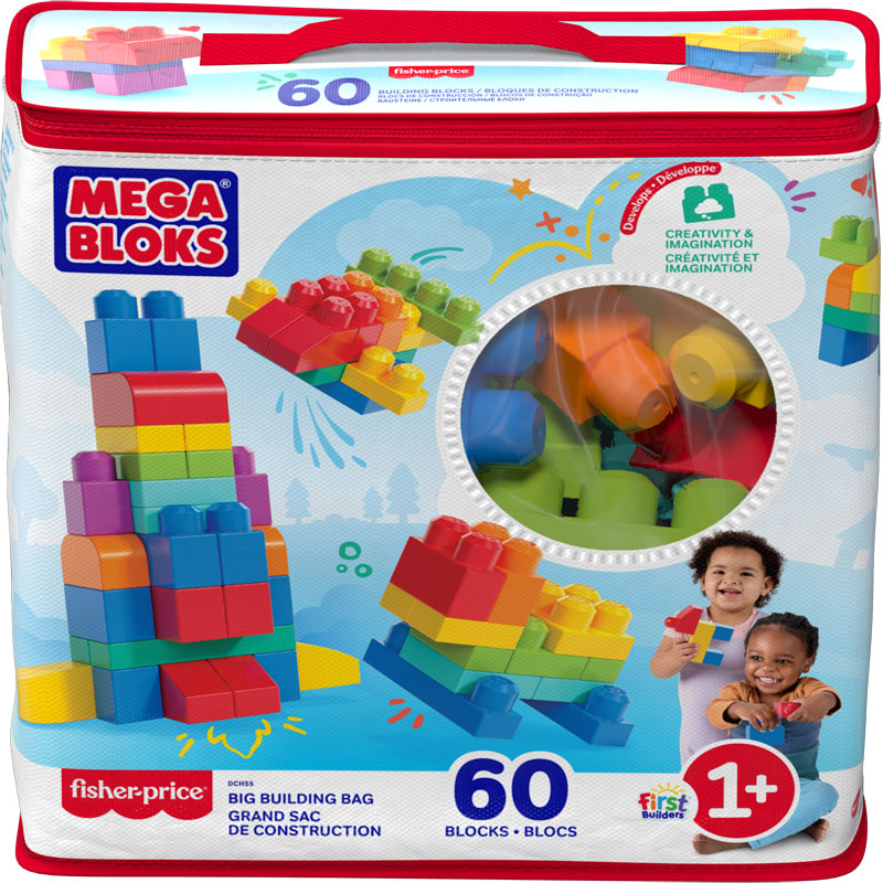MEGA BLOKS ΤΟΥΒΛΑΚΙΑ ΤΣΑΝΤΑ 60ΤΜΧ (DCH55)