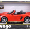 BURAGO 1:24 PORSCHE 718 BOXSTER ORANGE (18/21087 ORANGE)