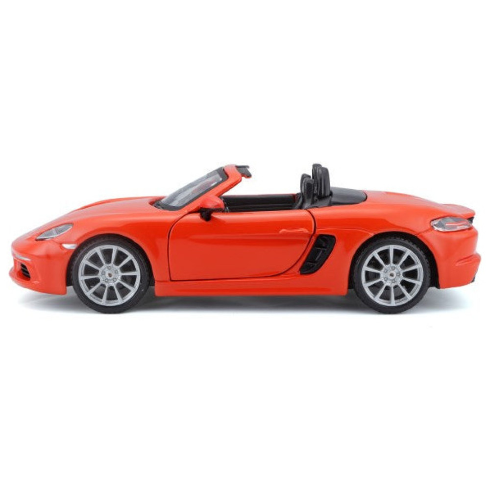 BURAGO 1:24 PORSCHE 718 BOXSTER ORANGE (18/21087 ORANGE)