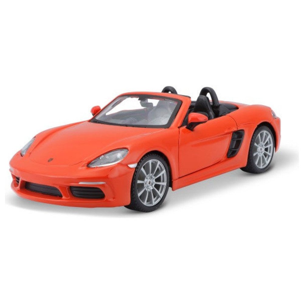 BURAGO 1:24 PORSCHE 718 BOXSTER ORANGE (18/21087 ORANGE)