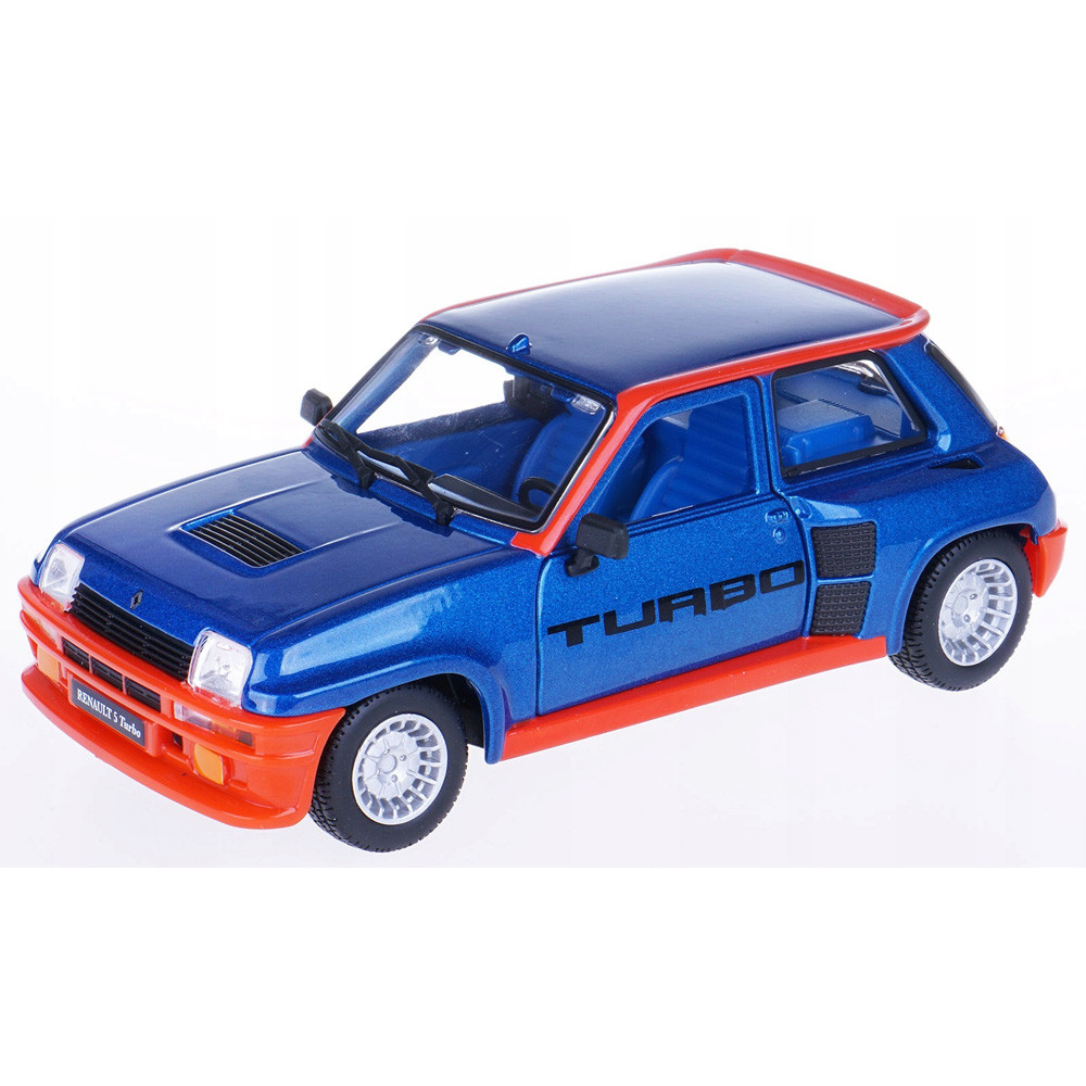 BURAGO 1:24 RENAULT 5 TURBO BLUE RED (18/21088 BLUE)
