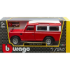 BURAGO 1:24 LAND ROVER SERIES II RED (18/22063)