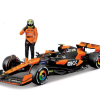 BURAGO 1:24 F1 MCLAREN TEAM MCL38 WITH DRIVER FIGURE (#4)JP (18/28040 (#4)JP)