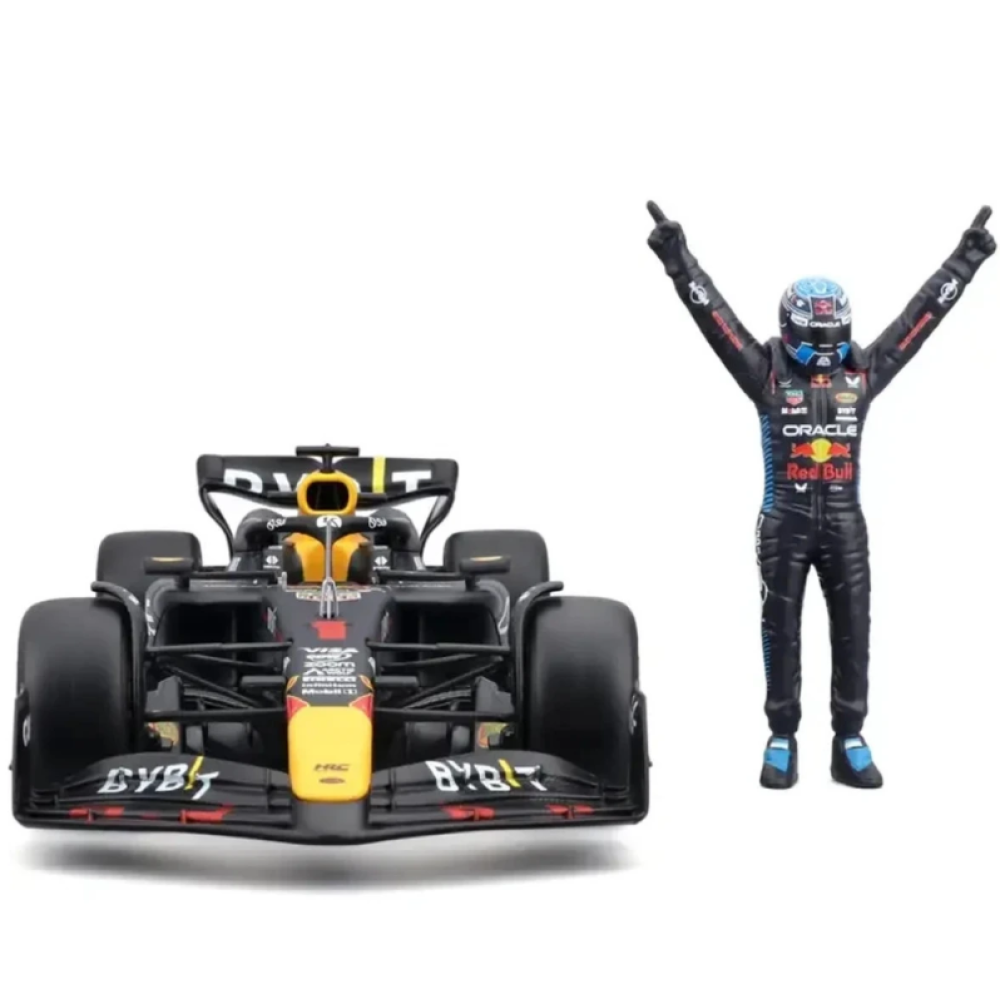 BURAGO 1:24 F1 ORACLE RED BULL RB20 WITH DRIVER FIGURE (#1) (18/28060)