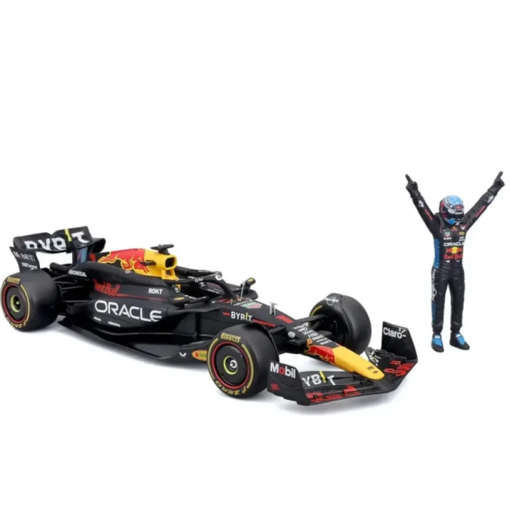 BURAGO 1:24 F1 ORACLE RED BULL RB20 WITH DRIVER FIGURE (#1) (18/28060)