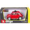 BURAGO 1/24 FIAT 500L (1968) RED (18/22099 RED)
