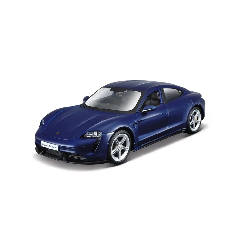 BURAGO 1:24 PORSCHE TAYCAN TURBO S BLUE (18/21098 BLUE)