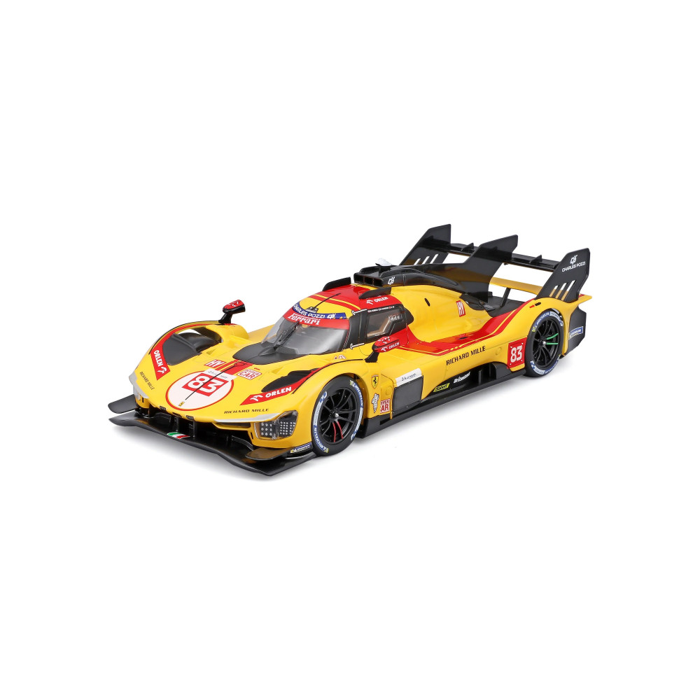 BBURAGO 1:24 RACE FERRARI 499P (LEMANS 2025) YELLOW (18/26319)