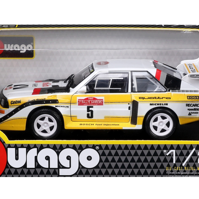 BBURAGO 1:24 RACE - AUDI SPORT QUATTRO S1 E2 1985 (18/28072)