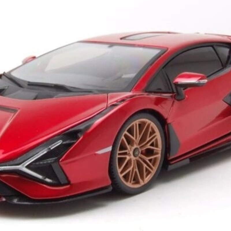 BURAGO 1/24 PLUS  LAMBORGHINI SIAN FKP37 RED (18/21099 RED)