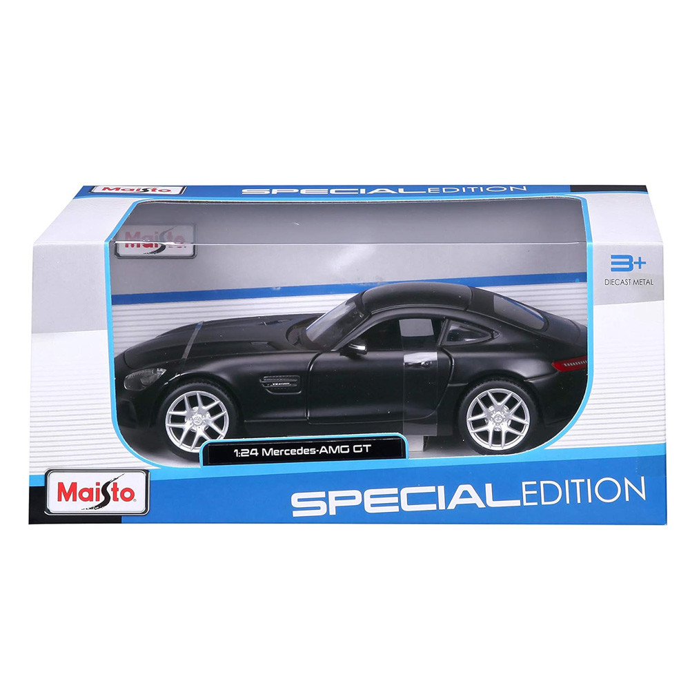 MAISTO 1:24 SP. ED. MERCEDES-BENZ AMG GT DULL BLACK (48/31134 BK)