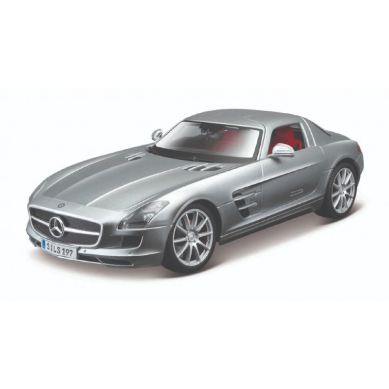 MAISTO 1:18 SP. ED. MERCEDES-BENZ SLS AMG SILVER (48/31389)
