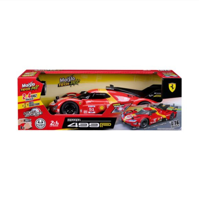 MAISTO 1:16 ΤΗΛΕΚΑΤΕΥΘΥΝΟΜΕΝΗ FERRARI 499P LMH (49/82861)
