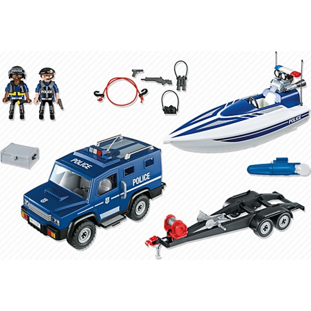 PLAYMOBIL CITY ACTION ΑΣΤΥΝΟΜΙΚΟ ΟΧΗΜΑ ΜΕ ΤΑΧΥΠΛΟΟ (5187)