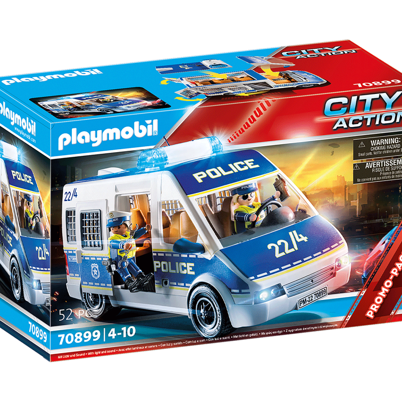 PLAYMOBIL ΑΣΤΥΝΟΜΙΚΟ ΛΕΩΦΟΡΕΙΟ ΜΕ ΦΩΤΑ ΚΑΙ ΗΧΟ (70899)
