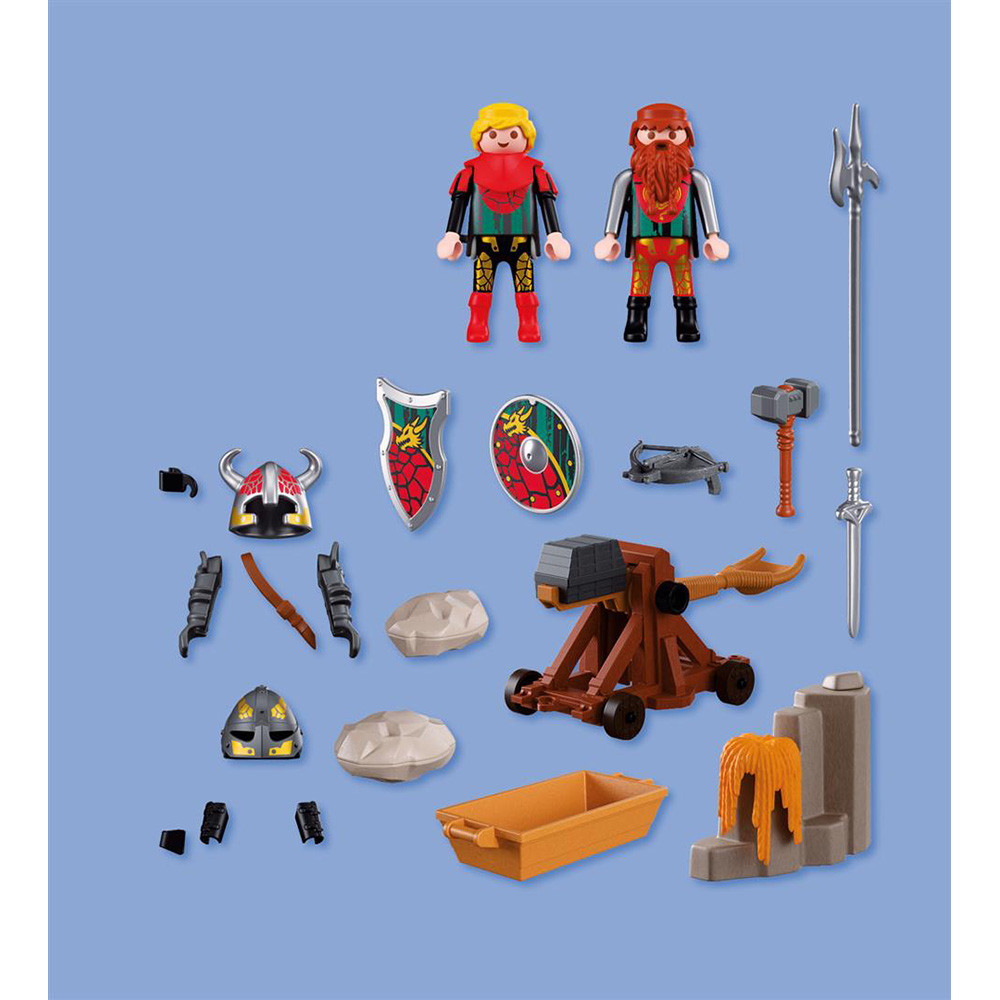PLAYMOBIL KNIGHTS ΚΑΤΑΠΕΛΤΗΣ ΙΠΠΟΤΩΝ ΔΡΑΚΟΥ (72117)