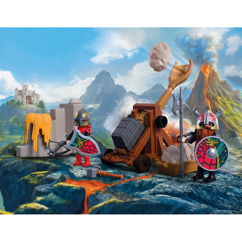 PLAYMOBIL KNIGHTS ΚΑΤΑΠΕΛΤΗΣ ΙΠΠΟΤΩΝ ΔΡΑΚΟΥ (72117)
