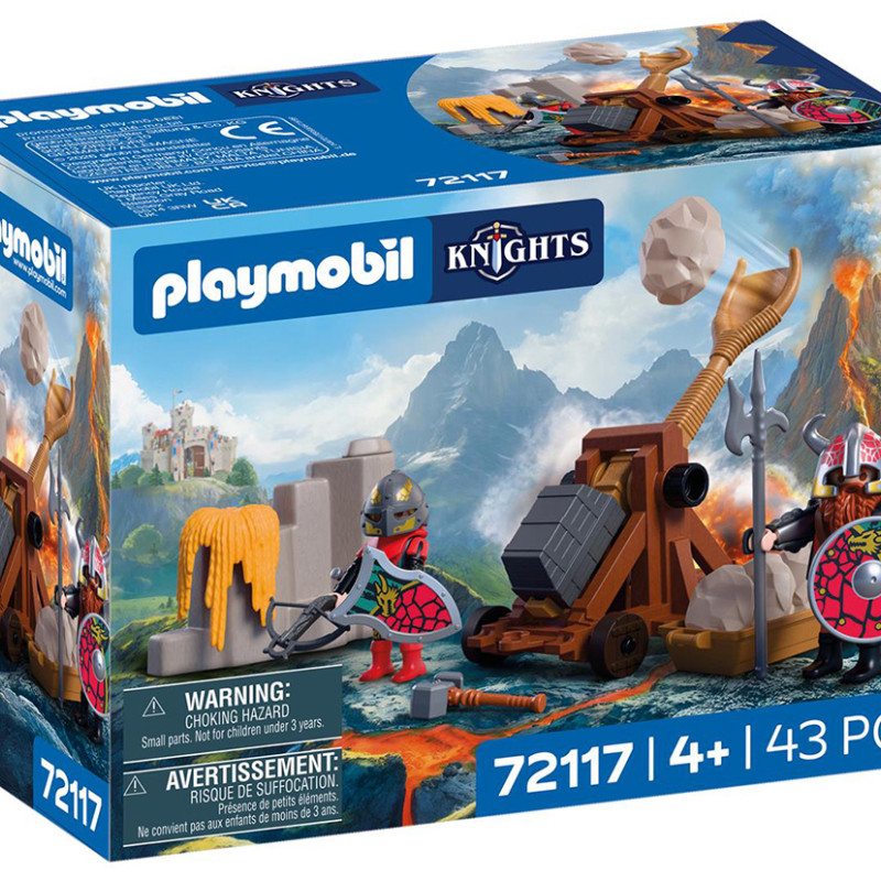 PLAYMOBIL KNIGHTS ΚΑΤΑΠΕΛΤΗΣ ΙΠΠΟΤΩΝ ΔΡΑΚΟΥ (72117)