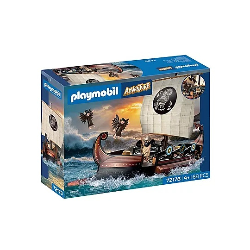 PLAYMOBIL HISTORY ΤΟ ΚΑΡΑΒΙ ΤΟΥ ΟΔΥΣΣΕΑ ΚΑΙ ΟΙ ΣΕΙΡΗΝΕΣ (72178)