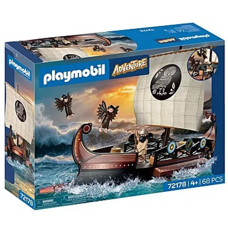 PLAYMOBIL HISTORY ΤΟ ΚΑΡΑΒΙ ΤΟΥ ΟΔΥΣΣΕΑ ΚΑΙ ΟΙ ΣΕΙΡΗΝΕΣ (72178)