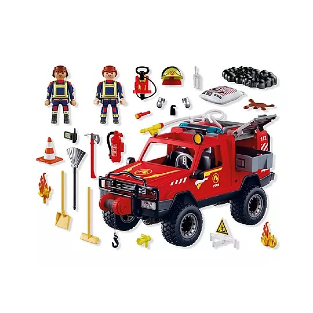 PLAYMOBIL CITY ACTION ΦΟΡΤΗΓΟ ΠΑΝΤΟΣ ΕΔΑΦΟΥΣ ΠΥΡΟΣΒΕΣΤΙΚΗΣ (72194)