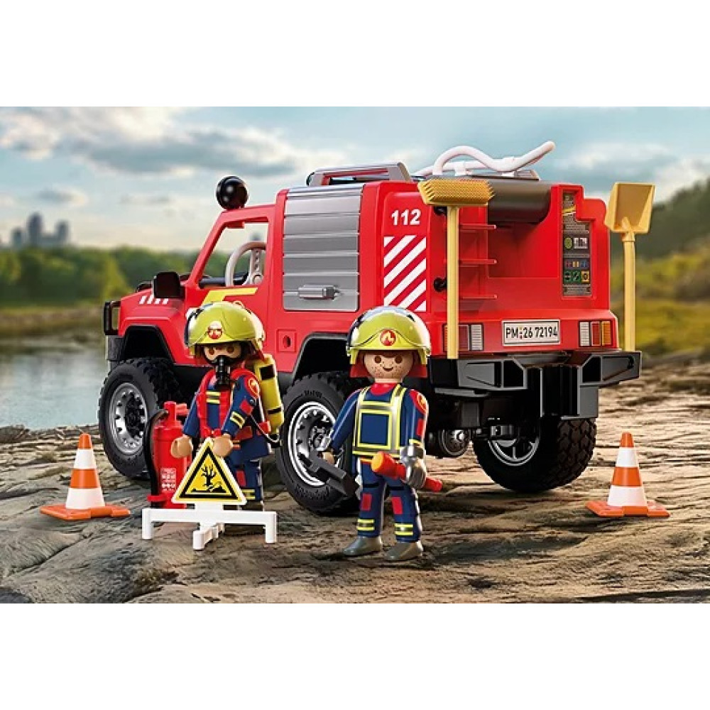 PLAYMOBIL CITY ACTION ΦΟΡΤΗΓΟ ΠΑΝΤΟΣ ΕΔΑΦΟΥΣ ΠΥΡΟΣΒΕΣΤΙΚΗΣ (72194)
