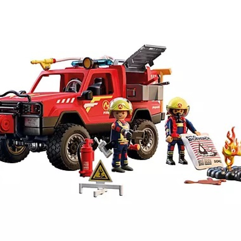 PLAYMOBIL CITY ACTION ΦΟΡΤΗΓΟ ΠΑΝΤΟΣ ΕΔΑΦΟΥΣ ΠΥΡΟΣΒΕΣΤΙΚΗΣ (72194)