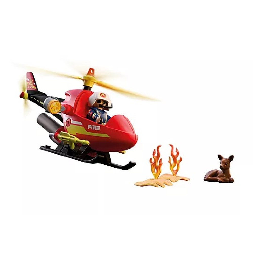 PLAYMOBIL CITY ACTION ΕΛΙΚΟΠΤΕΡΟ ΠΥΡΟΣΒΕΣΤΙΚΗΣ (72196)