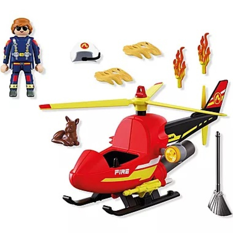 PLAYMOBIL CITY ACTION ΕΛΙΚΟΠΤΕΡΟ ΠΥΡΟΣΒΕΣΤΙΚΗΣ (72196)