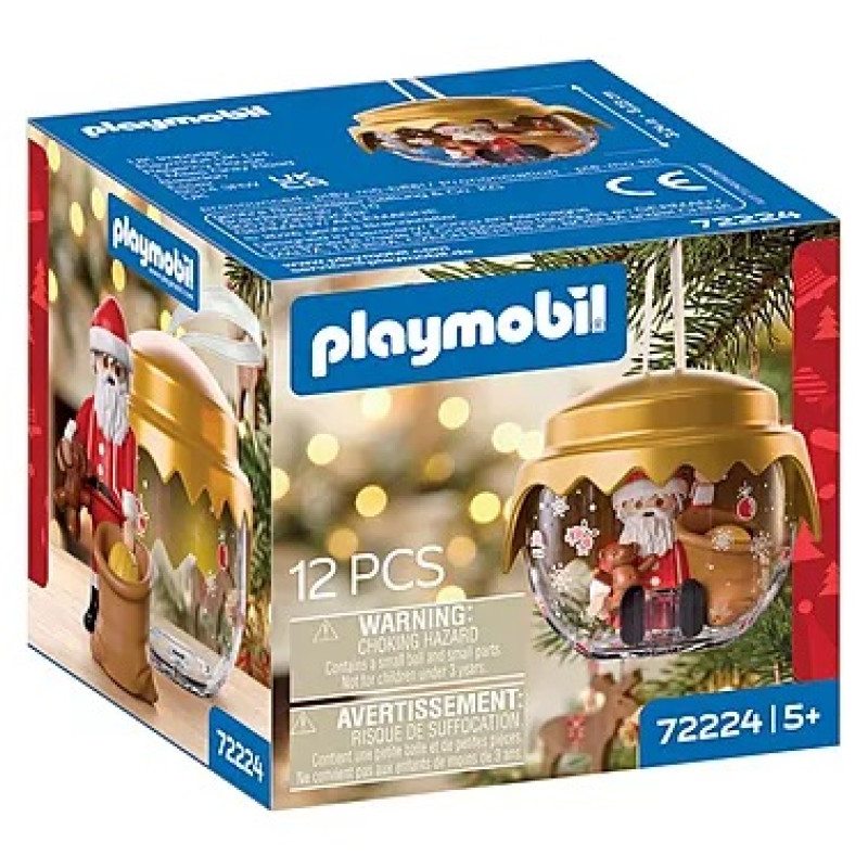 PLAYMOBIL ΧΡΙΣΤΟΥΓΕΝΝΙΑΤΙΚΗ ΜΠΑΛΑ : ΑΗ ΒΑΣΙΛΗΣ (72224)