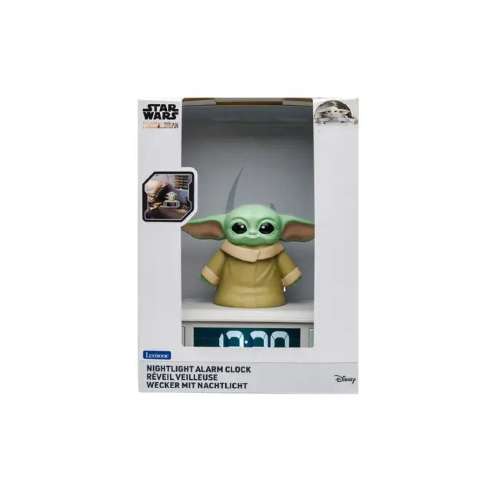 LEXIBOOK DISNEY STAR WARS ΨΗΦΙΑΚΟ ΞΥΠΝΗΤΗΡΙ GROGU ΜΕ 3D ΦΩΤΙΣΤΙΚΗ ΦΙΓΟΥΡΑ ΝΥΚΤΟΣ ΚΑΙ ΗΧΗΤΙΚΑ ΕΦΕ (25.RL800SW)