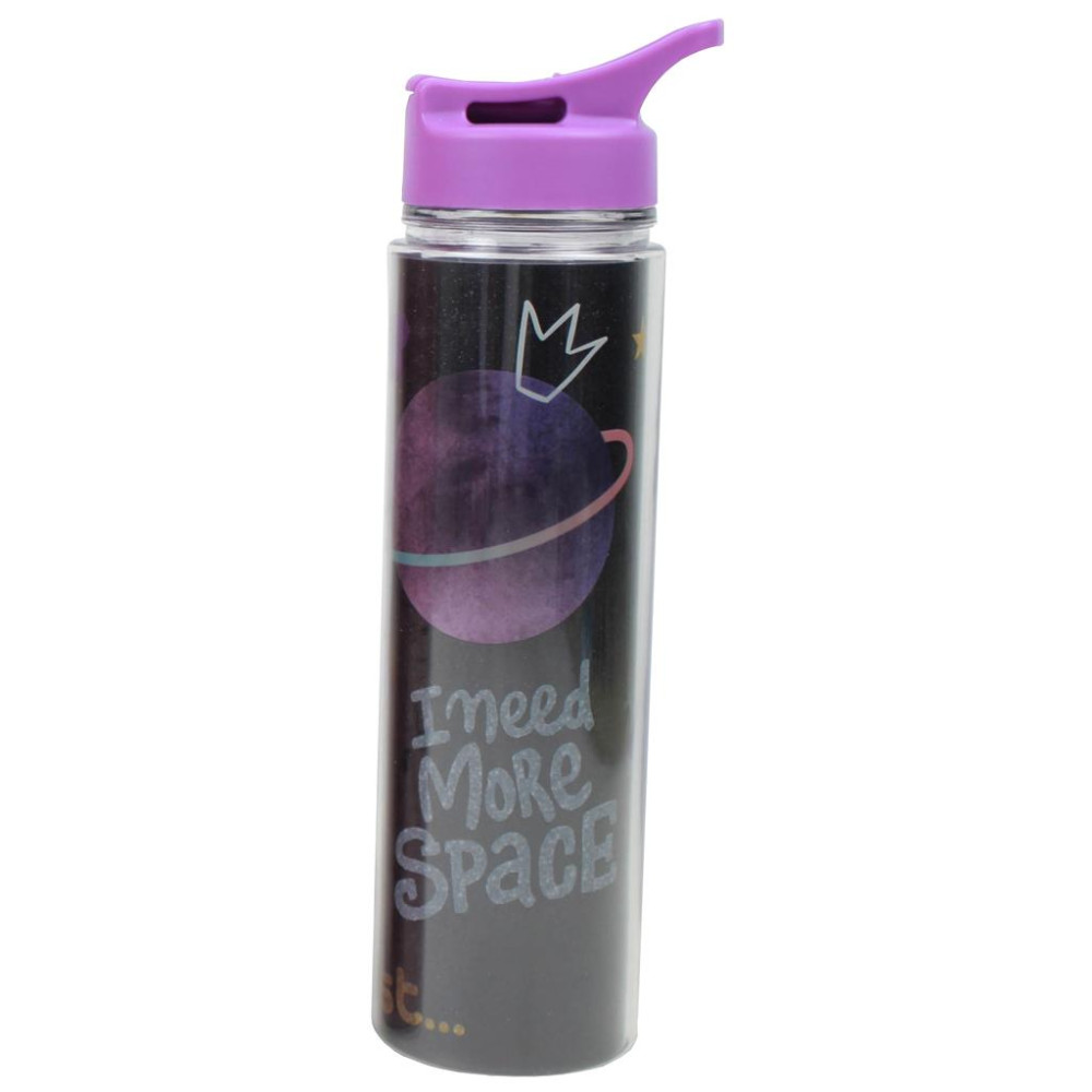 ΠΑΓΟΥΡΙ ΠΛΑΣΤΙΚΟ ΜΕ ΚΑΛΑΜΑΚΙ MUST GLITTER I NEED MORE SPACE 450ML (584547)