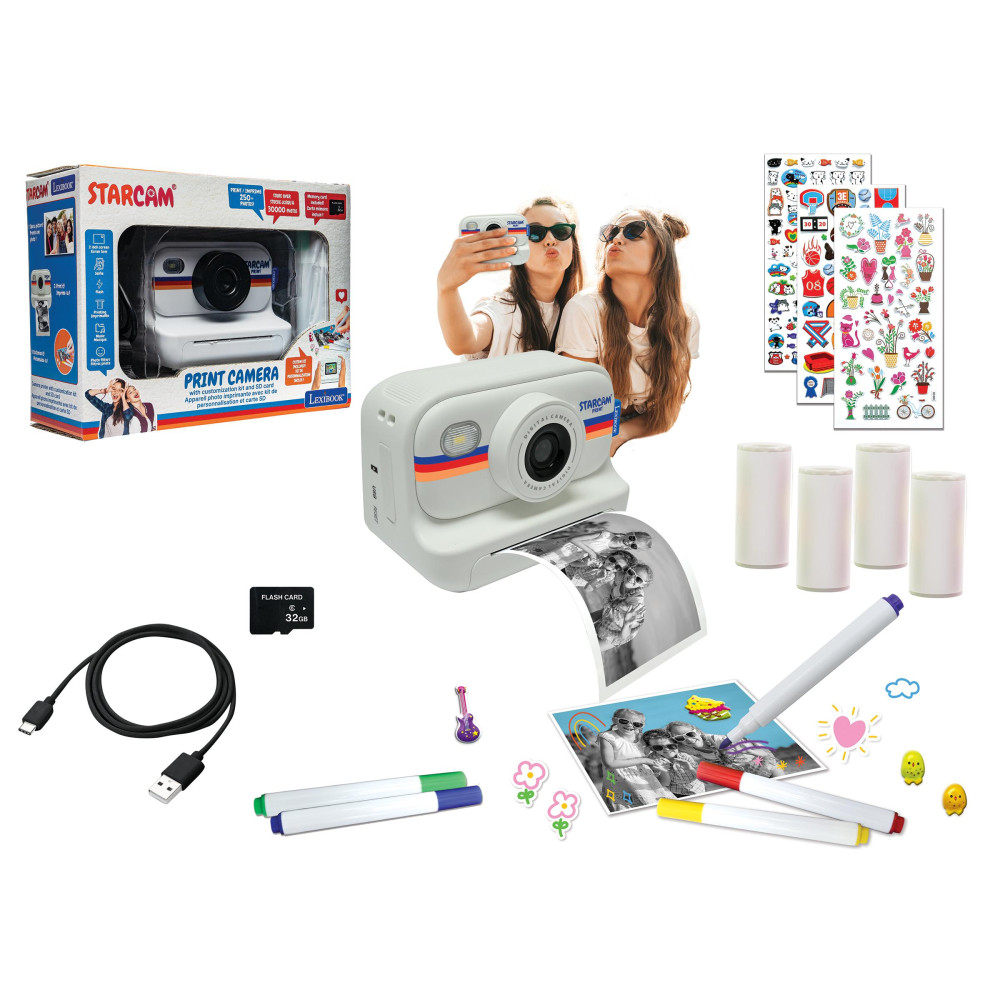 LEXIBOOK STARCAM® PRINT ΛΕΥΚΗ (DJ165)