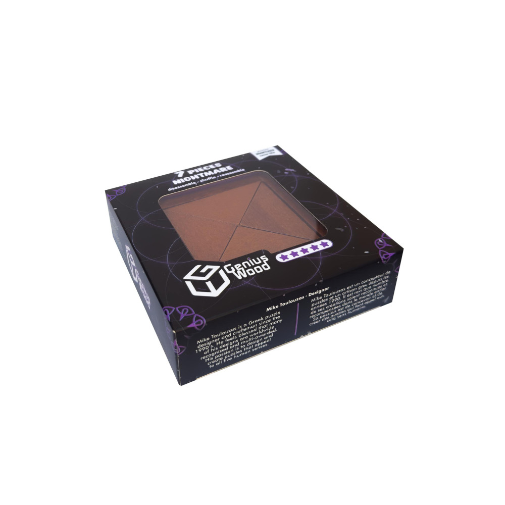 V-CUBE GENIUS WOOD ΞΥΛΙΝΟΣ ΓΡΙΦΟΣ 7 PIECES NIGHTMARE (346144)