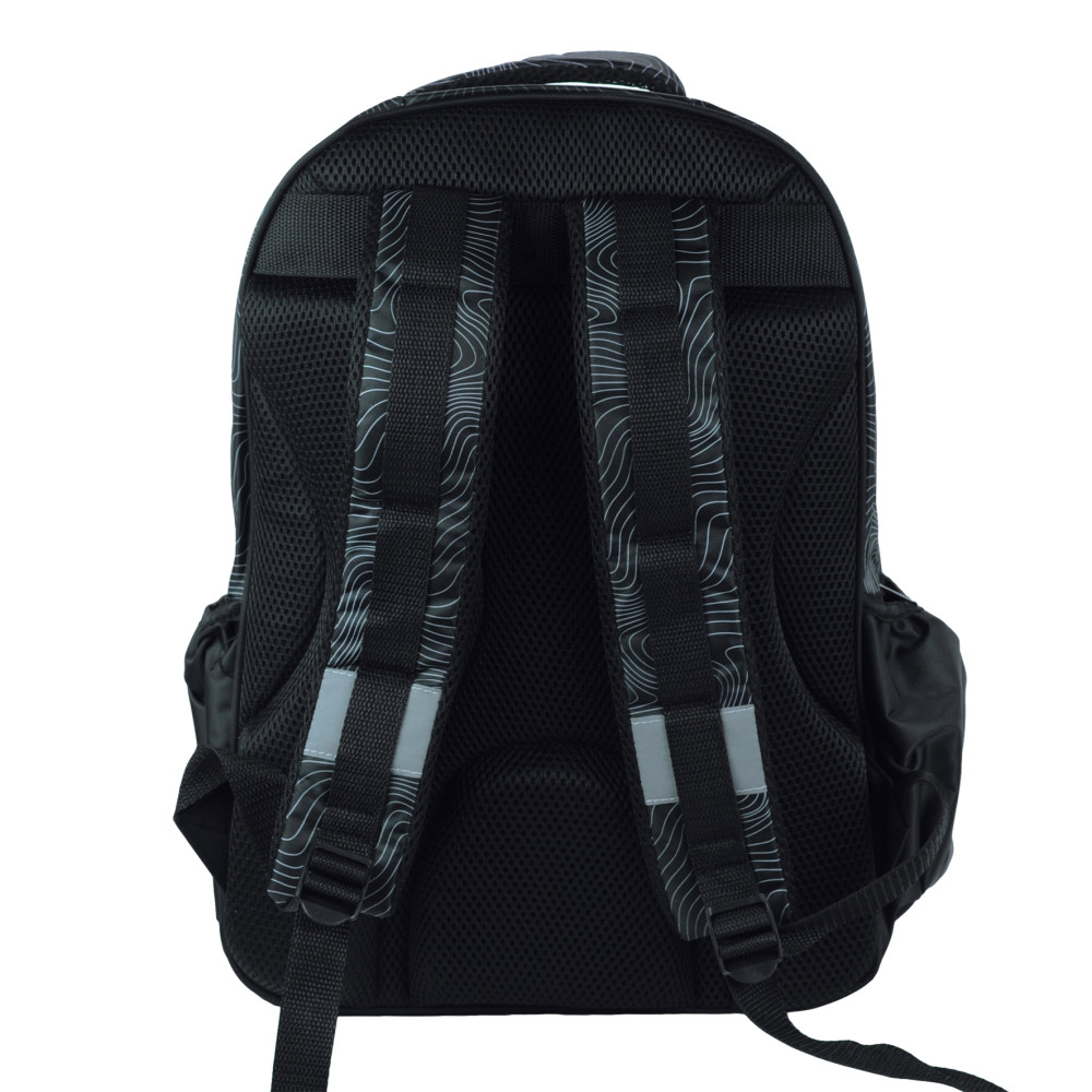 GIM ΣΑΚΙΔΙΟ ΣΧΟΛΙΚΟ ΟΒΑΛ BLACK HUNTRIX (364-00031)