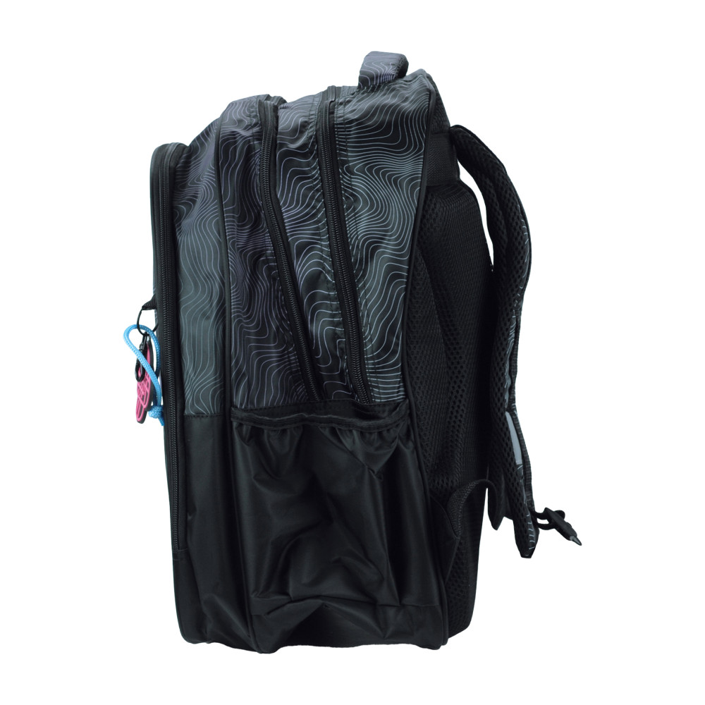 GIM ΣΑΚΙΔΙΟ ΣΧΟΛΙΚΟ ΟΒΑΛ BLACK HUNTRIX (364-00031)
