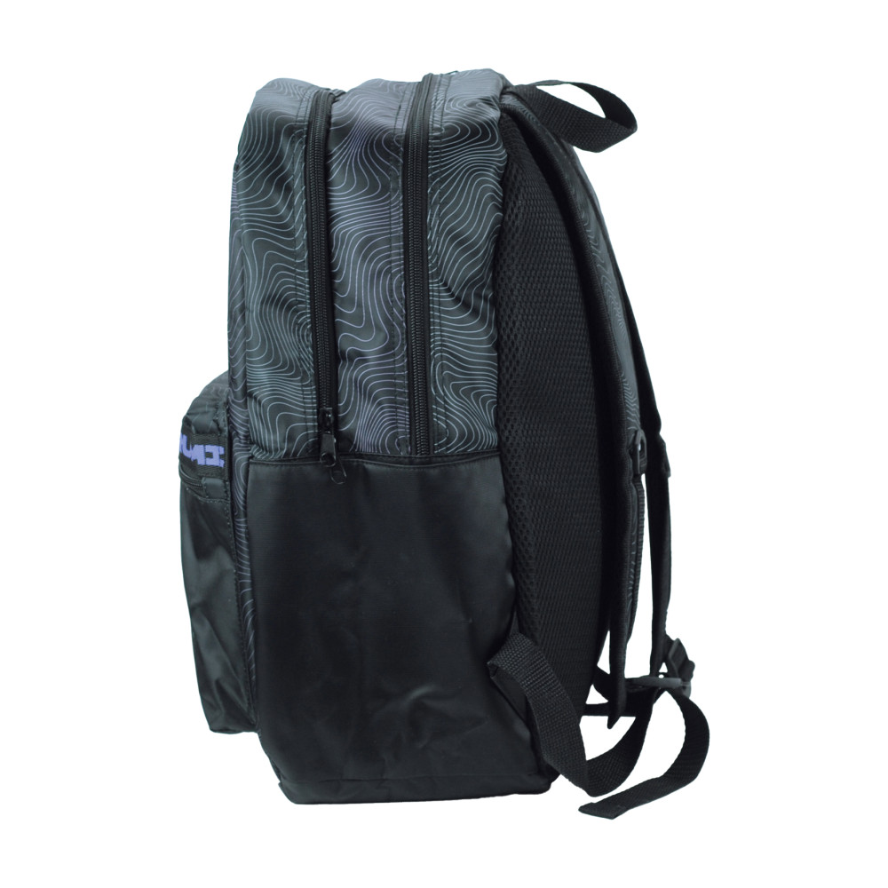 GIM ΣΑΚΙΔΙΟ ΠΛΑΤΗΣ 2 ΘΕΣΕΩΝ BLACK HUNTRIX (364-00034)