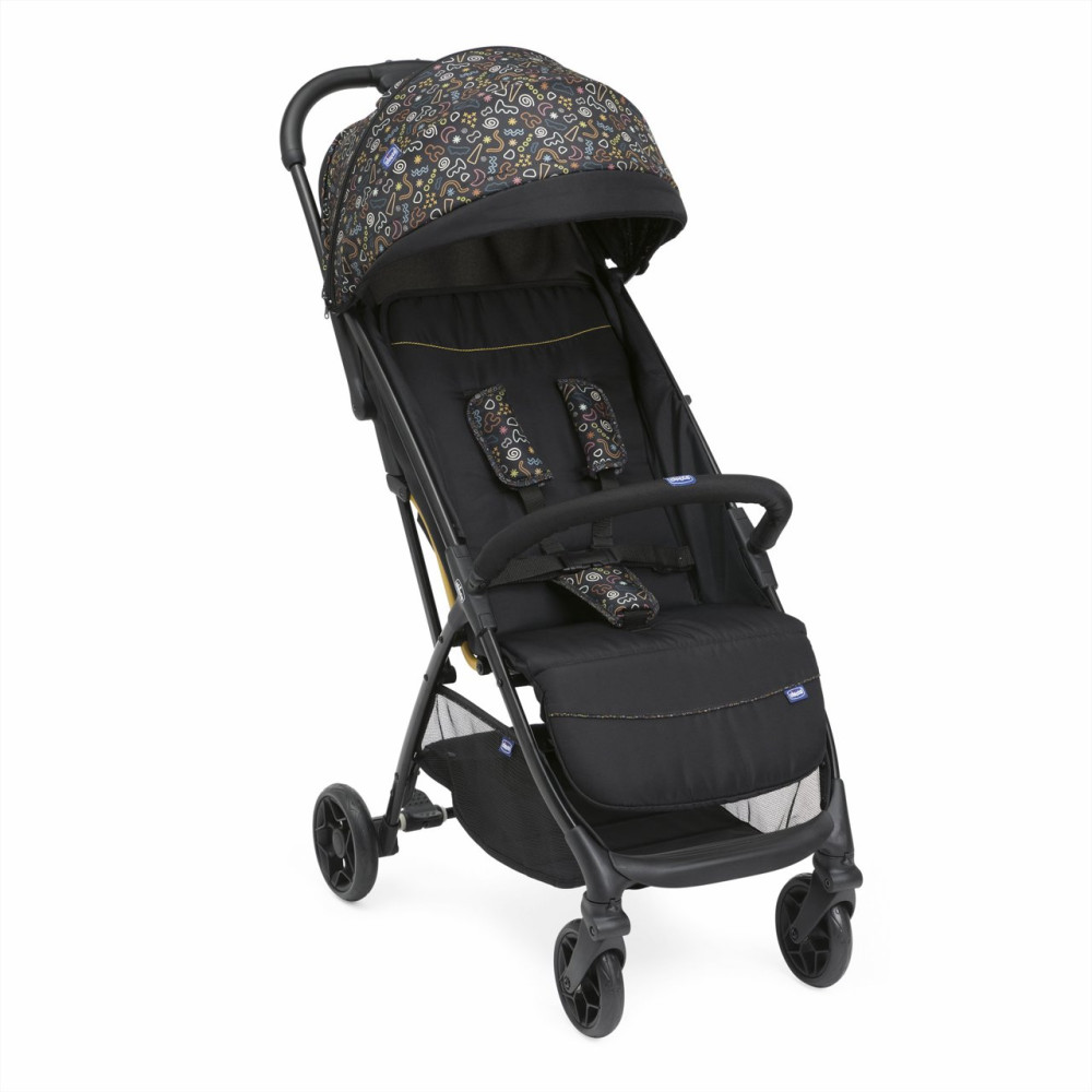 Chicco Καρότσι Μωρού Glee Playful Black για Παιδί έως 22kg
