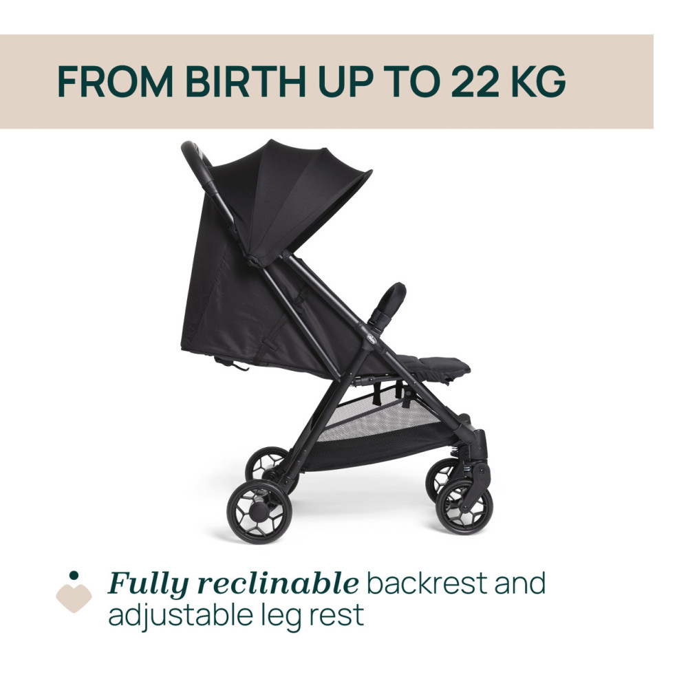 Chicco Καρότσι Μωρού Urbino Μαύρο για Παιδί έως 22kg