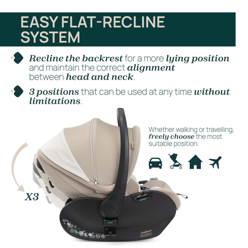 Chicco Καθισματάκι Αυτοκινήτου First-Seat Recline i-Size για Παιδί 40-87 cm Amber Glow