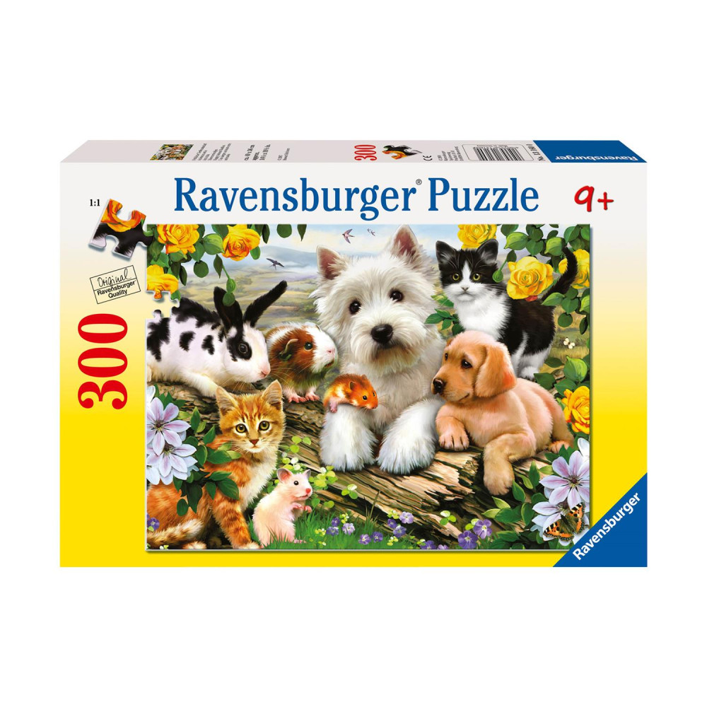 Ravensburger Puzzle: Happy Animal Buddies (300pcs) (13160)